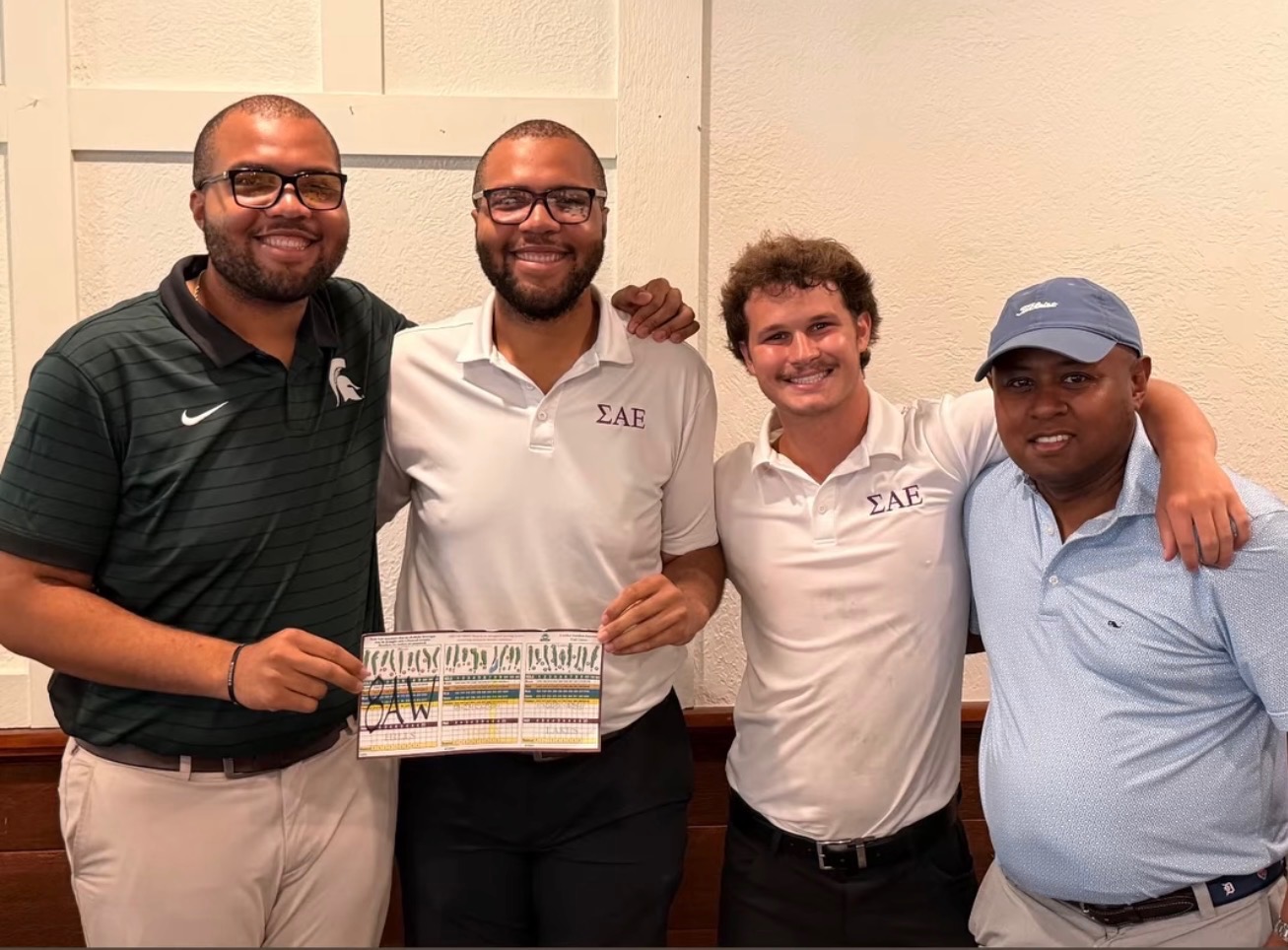 Team Lyons, winner of the 2026 DAA SAE Golf Outing