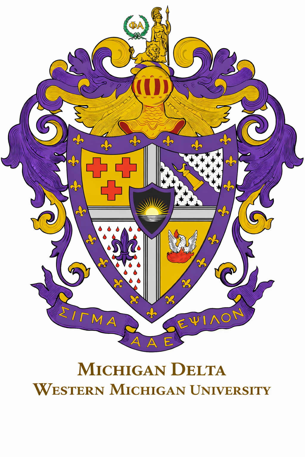 Sigma Alpha Epsilon crest, Michigan Delta chapter